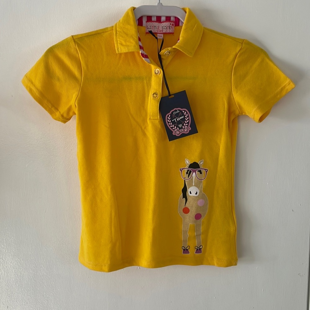 Yellow polo, Little Sister by HKM